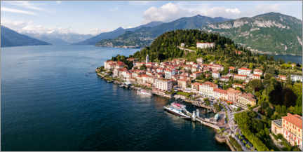 Poster Seeufer bei Bellagio am Comer See, Italien