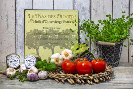 Póster Cocina mediterranea