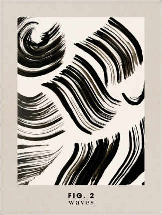 Canvastavla  Waves II