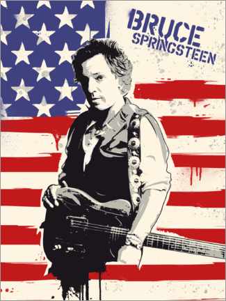 Wall print Bruce Springsteen - 2ToastDesign