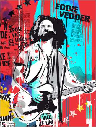 Tableau  Eddie Vedder Pearl Jam - 2ToastDesign