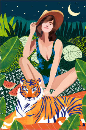 Poster Leben im Dschungel