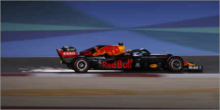 Leinwandbild  Max Verstappen, Red Bull Racing, Großer Preis von Bahrain 2020