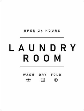 Leinwandbild  Laundry Room - Finlay and Noa