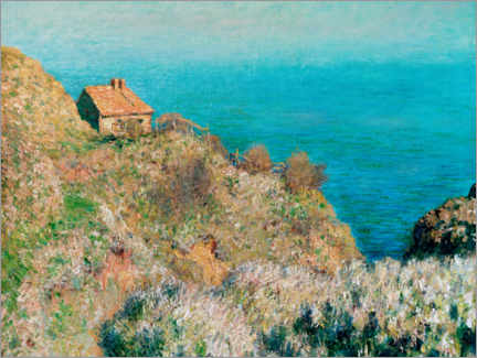Akryylilasitaulu  The fisherman's house, Varengeville - Claude Monet