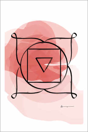 Póster  Root Chakra (Muladhara) - Yoga In Art