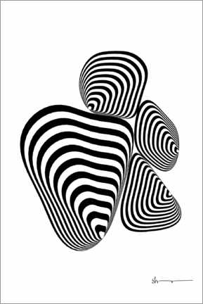 Print  In Harmony - Yoga In Art