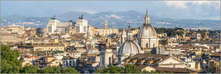 Poster Rome skyline
