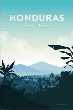 Wall print  Honduras - Omar Escalante