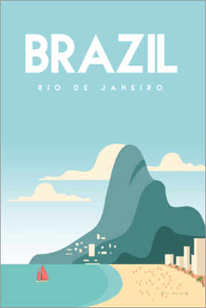 Poster Rio de Janeiro, Brazil