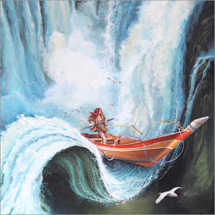 Poster Wasserfall