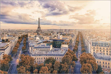 Poster Parigi la città delle luci