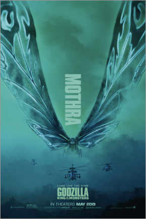 Plakat King Of The Monsters - Mothra