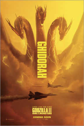 Tableau  King Of The Monsters - Ghidorah