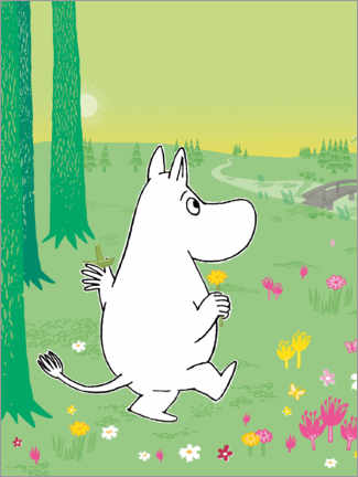 Wall print  A Walk in Moominvalley