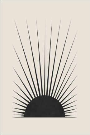 Poster Minimale Sonne
