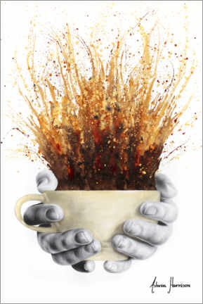 Wandbild  Kaffee Kaffee Kaffee! - Ashvin Harrison