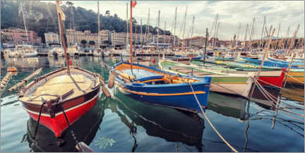 Wandbild  Hafen in Nizza - Manjik Pictures