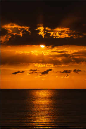 Poster Stufen des Sonnenuntergangs