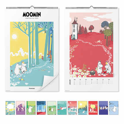 Veggkalender  Moomin Calendar 2023