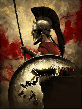 Poster 300 Spartans - Nikita Abakumov