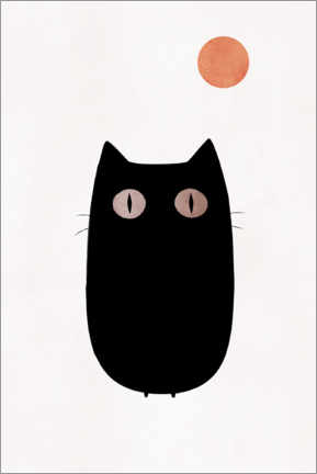 Veggbilde  The Cat - KUBISTIKA