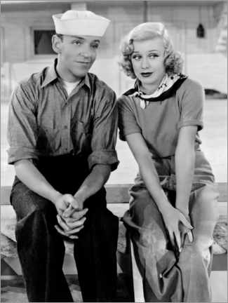 Poster Fred Astaire and Ginger Rogers
