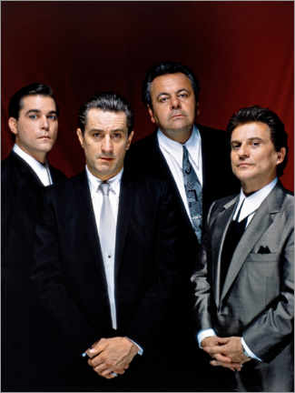 Poster Quei bravi ragazzi: Ray Liotta, Robert De Niro, Paul Sorvino e Joe Pesci