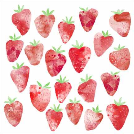 Plakat Strawberries