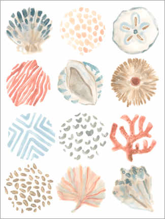 Tavla  Ocean pattern I. - June Erica Vess