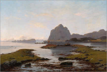 Tableau  Coastal Landscape from Northern Norway - Betzy Akersloot-Berg