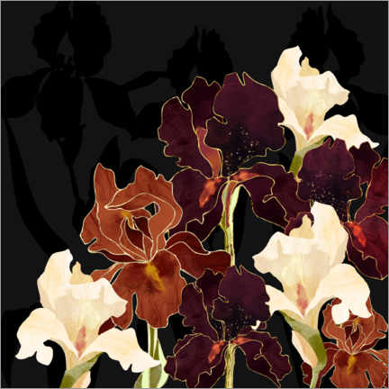 Poster Herbst Iris