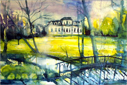 Wandbild  Schlosspark in Rastede - Johann Pickl