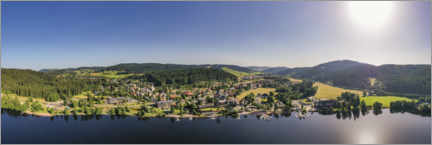 Obra artística  Titisee in the Black Forest from a bird&#039;s eye view - Dieterich Fotografie