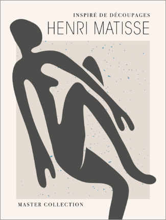Veggbilde Henri Matisse - Inspiré de découpages I