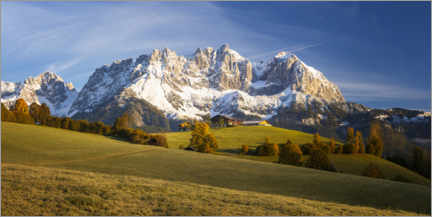 Acrylglasbild  Herbst am Wilder Kaiser in Tirol - Dieter Meyrl