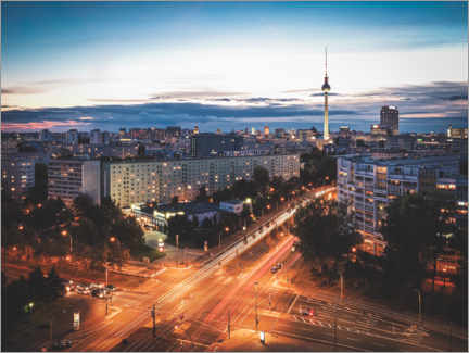 Wandbild  Berlin -Platz der Vereinten Nationen - Marcus Sielaff