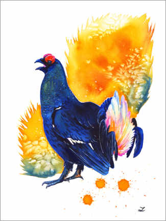 Tableau  Black Grouse - Zaira Dzhaubaeva