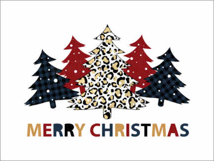 Obraz  Merrry Christmas tree - Olga Telnova
