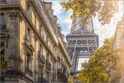 Acrylglasbild  Pariser Aussicht - Manjik Pictures
