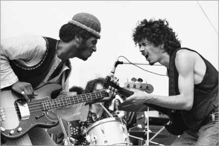 Wandbild Santana in Woodstock - Victor Englebert
