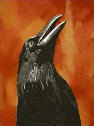 Poster  Herbstrabe - Roberta Murray