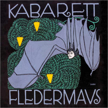 Poster Cabaret Fledermaus