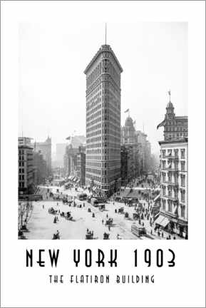 Reprodução  Historisches New York: Flatiron Building 1903 - Christian Müringer