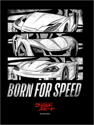 Juliste Born For Speed