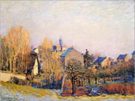 Poster Frosty Morning in Louveciennes