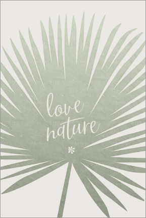 Plakat Love nature