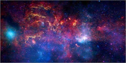 Print  Milky Way galactic centre - NASA