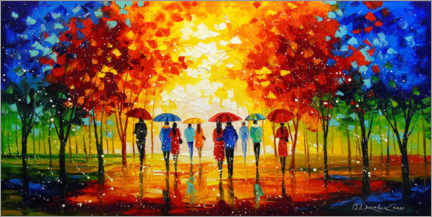 Wandbild  Nach Regen kommt Sonnenschein - Olha Darchuk