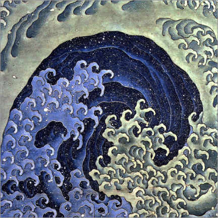 Acrylglasbild  Weibliche Welle - Katsushika Hokusai